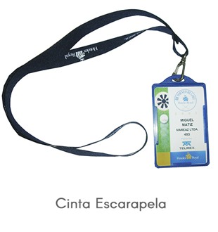 Cinta Escarapela
Para todo tipo de eventos y empresas. -Fundas plásticas y portacarnets Usamos diferentes tecnologías de impresión , Screen, sublimacion,  Tampografia.