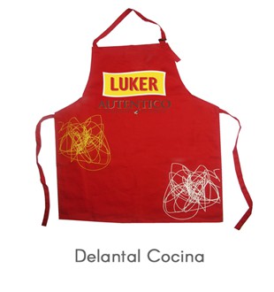 Delantal Cocina
Material Drill, Con Ribete, Técnica de marca: Screen / Bordado.